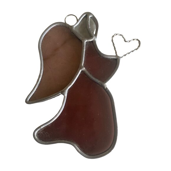 Lot of 8 1990's Collection of Stained Glass Art Angel Window Sun Catchers - Picture 7 of 9